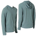 Patagonia Mens Capilene Cool Ultra Hoody L/S T-shirt -Blue Sage/Light Blue X-Dye