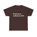 Caffeine & WiFi Tee, Funny Coffee Shirt, Unisex Tee, Gift for Caffeine Lover,