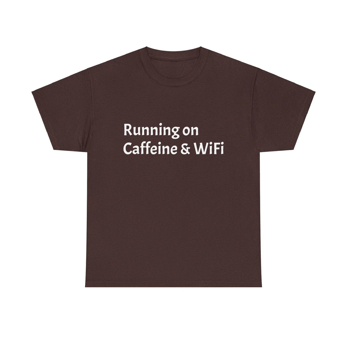 Caffeine & WiFi Tee, Funny Coffee Shirt, Unisex Tee, Gift for Caffeine Lover,