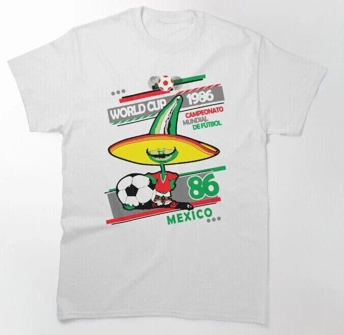 MEXICO 86 WORLD CUP T Shirt For joke Birthday Novelty Funny film