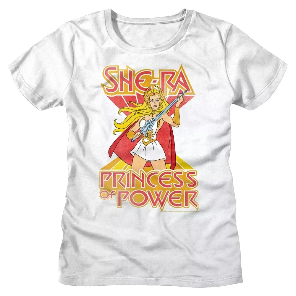 SHE-RA PRINCESS OF POWER T-SHIRT Retro Style MOTU He-Man 80's Cartoon NEW