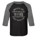 Bruce Lee Martial Arts Legend Using No Way As Way Men's Raglan T Shirt