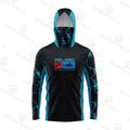 Hot Men's Fishing Suit Luya Camo Printed Long Sleeve Hoodie Breathable T-Shirt