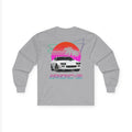 Retrowave Camaro IROC‑Z Long Sleeve Tee | 80s Sunset Muscle Car