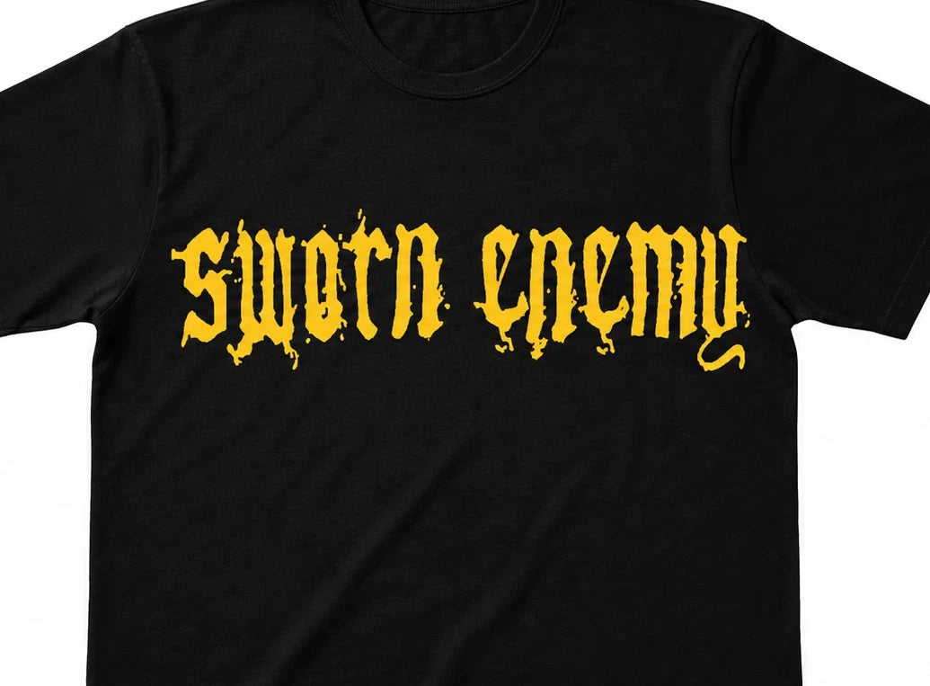 Sworn Enemy T shirt band Hardcore anarcho Punk Rock