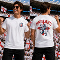 England Football T Shirt, Lion Supporter Fan Tee