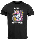 Mens T-Shirt Alcohol Beer Unicorn Party Shirt Celebration Fun Shirt Saying Funny