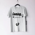Coming Soon Baby Maternity T-Shirt Funny Pregnancy Announcement Mom Dad Gift
