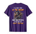 (BACK) I'll Put You In The Trunk And Help People Skeleton T-Shirt