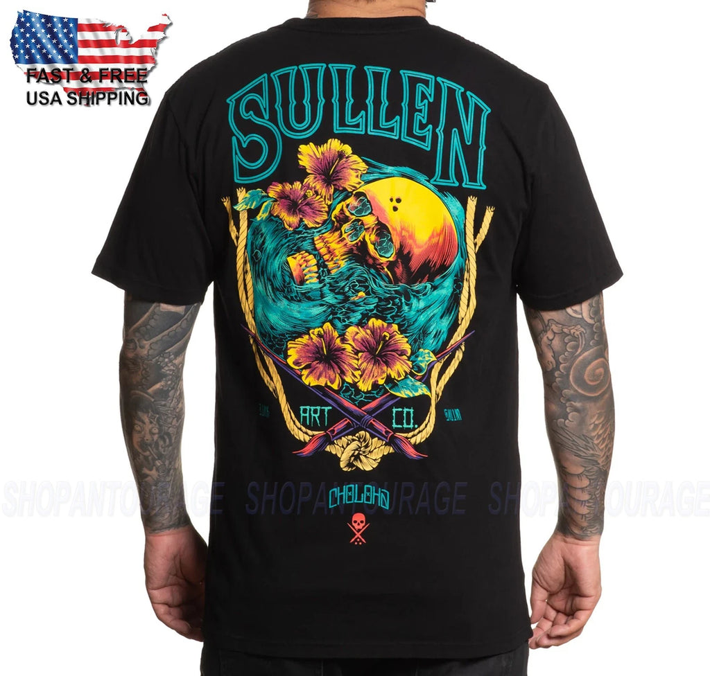Sullen Art Collective Sinking Teschio Premium SCM6607 T-Shirt A Men