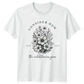 Consider How The Wildflowers Grow T-Shirt Christian Faith Gift For Him And Her