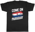 Come on Paraguay Supporter Football Fan Mens T-Shirt Tee Gift Top