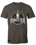 Howitzer Style Men's T-shirt Bow Skull Military Grunt MFG
