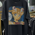 90s Sailor Moon Promo T-Shirt Black XXL