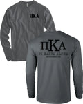 Pi Kappa Alpha Fraternity Bella + Canvas Long Sleeve PIKE Shirt - NEW