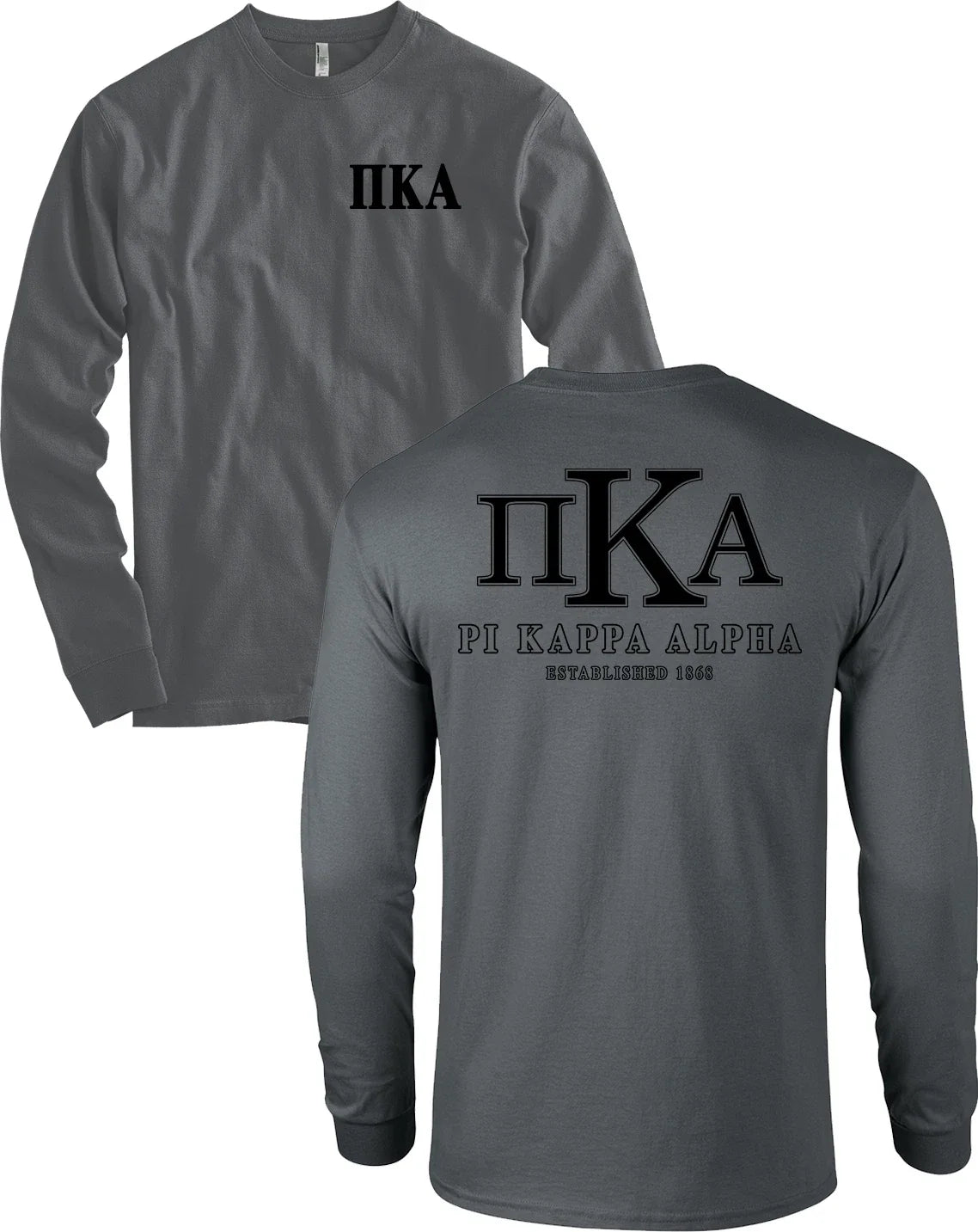 Pi Kappa Alpha Fraternity Bella + Canvas Long Sleeve PIKE Shirt - NEW