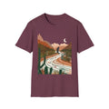 Bald Eagle Desert Fishing Aesthetic Unisex T-Shirt