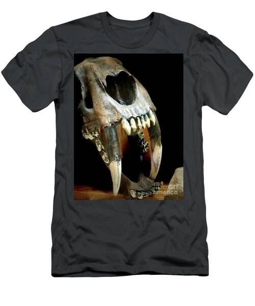Saber Tooth Cat Skull T-Shirt