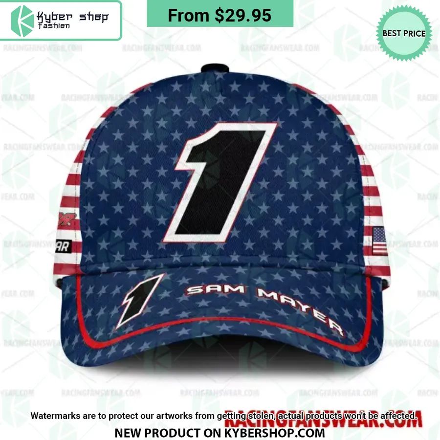 Sam Mayer NASCAR Racing Independence Day Hat