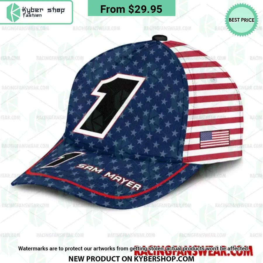 Sam Mayer NASCAR Racing Independence Day Hat