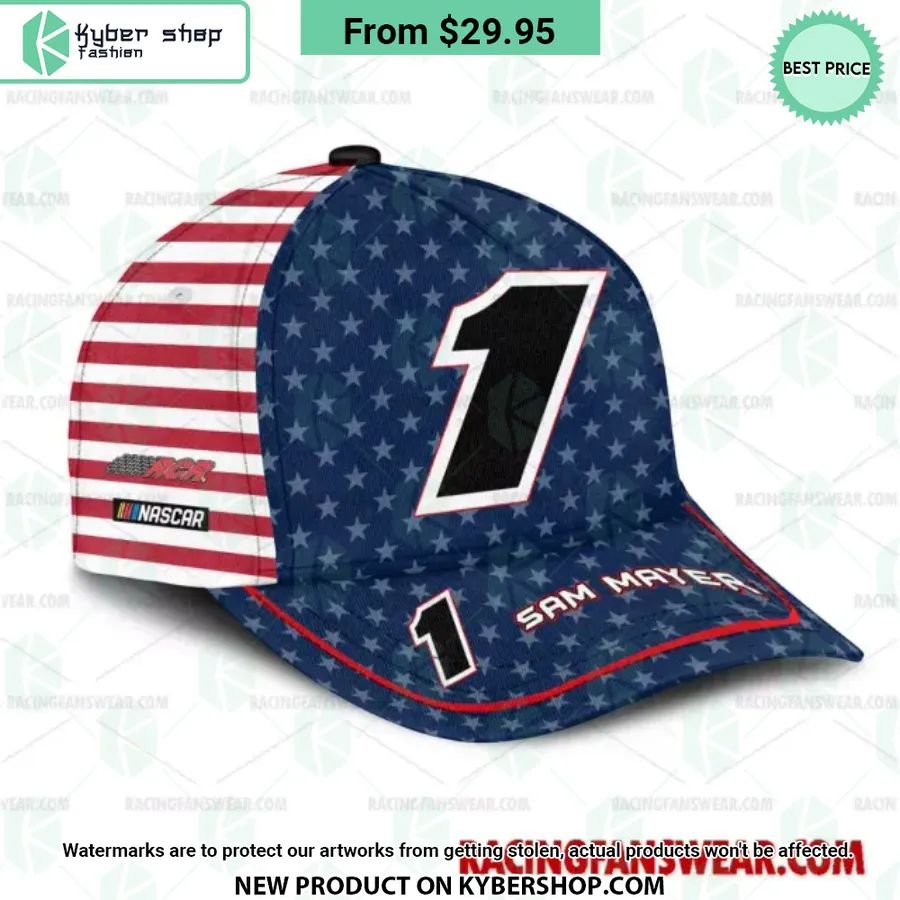 Sam Mayer NASCAR Racing Independence Day Hat