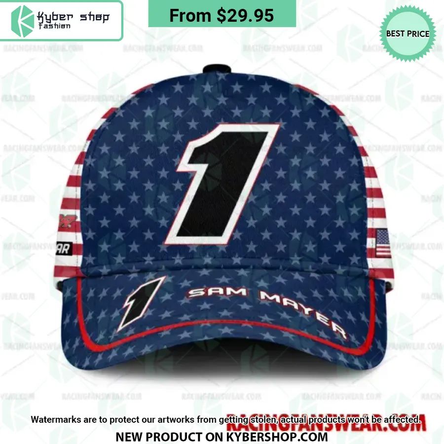 Sam Mayer NASCAR Racing Independence Day Hat