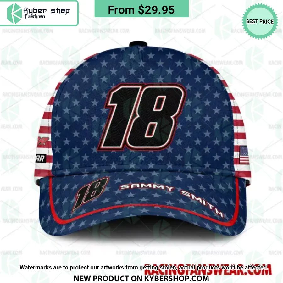 Sammy Smith NASCAR Racing Independence Day Hat
