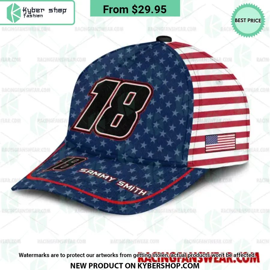 Sammy Smith NASCAR Racing Independence Day Hat