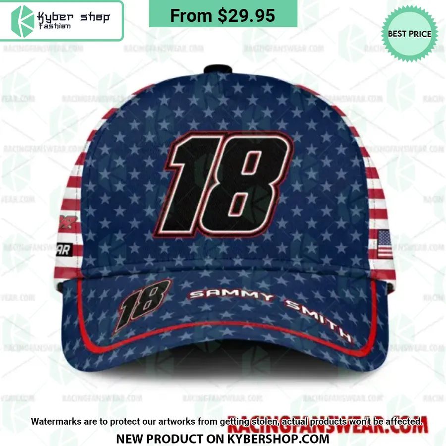 Sammy Smith NASCAR Racing Independence Day Hat