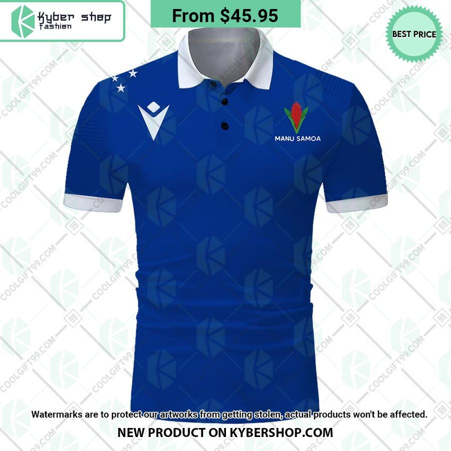 Samoa Rugby Home Jersey Rugby World Cup 2023 CUSTOM Polo Shirt