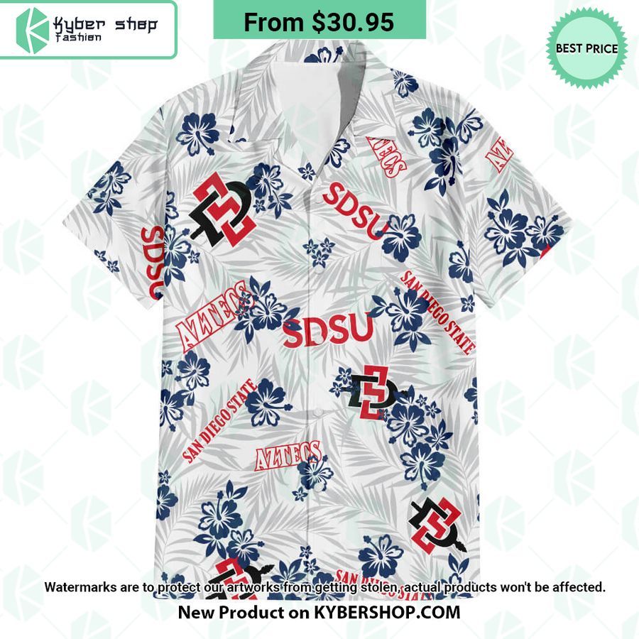 San Diego State University Hawaiian Shirt
