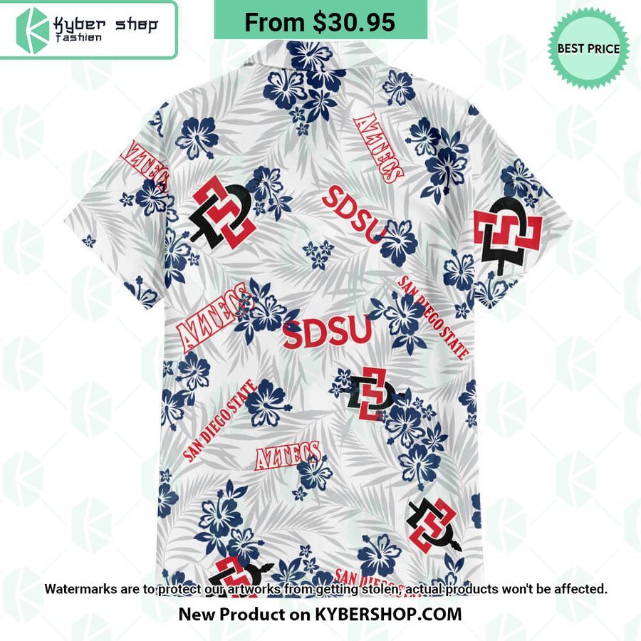 San Diego State University Hawaiian Shirt