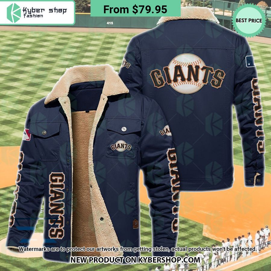 San Francisco Giants MLB Fleece Leather Jacket