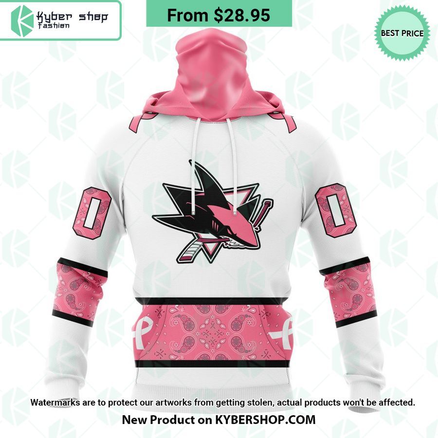 San Jose Sharks In October We Wear Pink Breast Cancer Hoodie