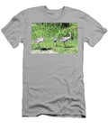 Sand Hill Crane Family At Orlando Wetlands Near Christmas Florida T-Shirt