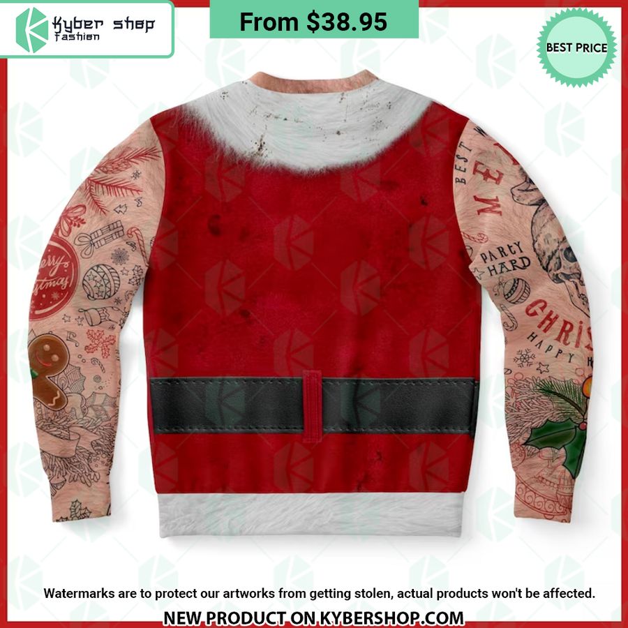 Santa Claus hairy chest Sweatshirt