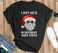 Santa claus I got ho’s in different area codes Christmas sweater