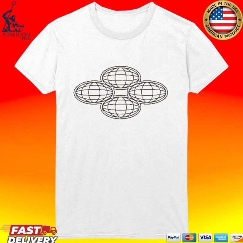 Satenier Globe Brown T-shirt