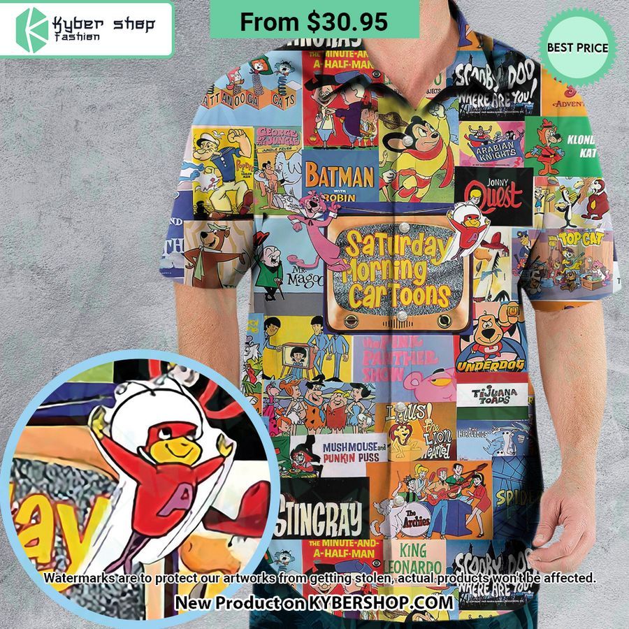 Saturday Morning Catoons Hawaiian Shirt
