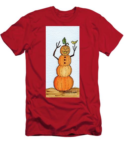 Scary Jack O Lantern Man T-Shirt