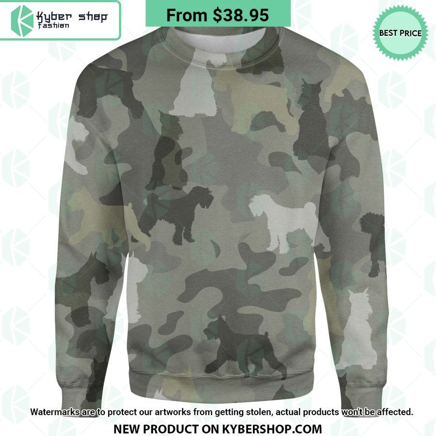 Schnauzer Camo Sweatshirt