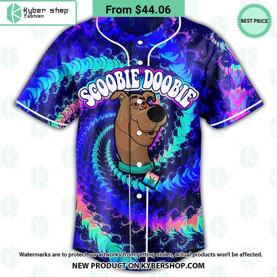 Scoobie Doobie Shaggy Rogers Trippy CUSTOM Baseball Jersey