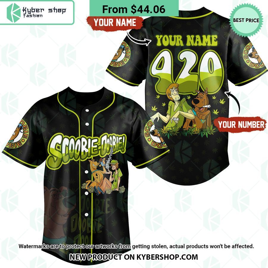 Scoobie Doobie Shaggy Rogers Weed CUSTOM Baseball Jersey