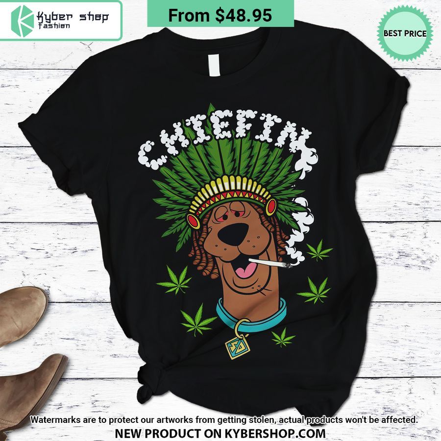 Scooby Doo Chiefin Cannabis Pajamas Set