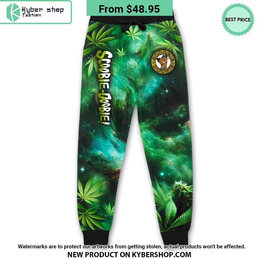 Scooby Doo Puff Puff Pass Weed galaxy Pajamas Set