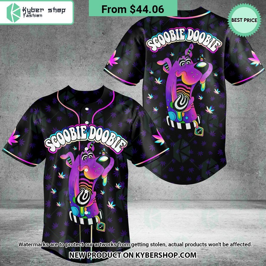Scooby Doobie Tie Dye Baseball Jersey