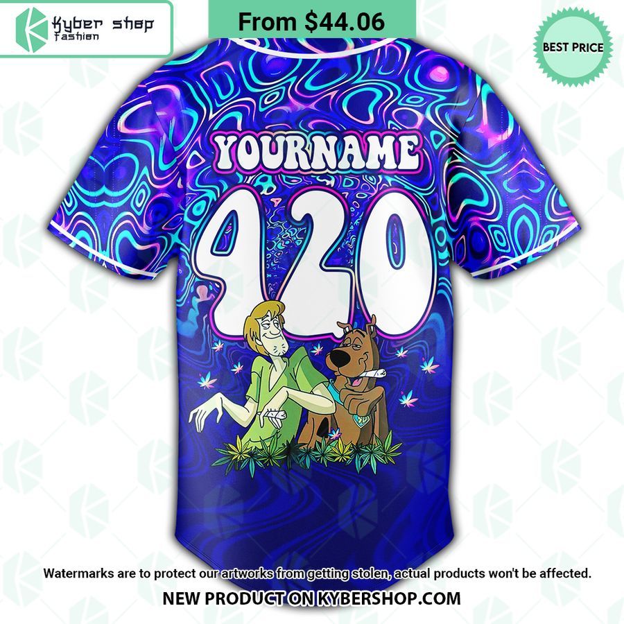 Scooby Doobie Trippy CUSTOM Baseball Jersey