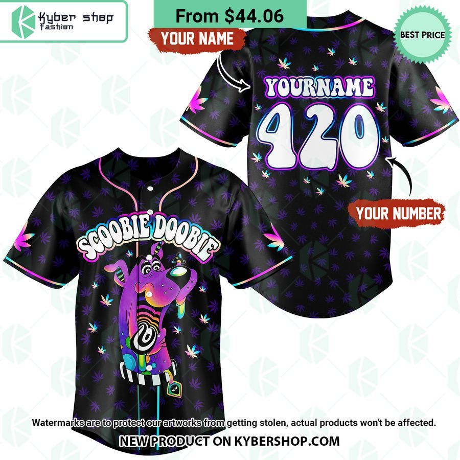 Scooby Doobie Weed CUSTOM Baseball Jersey