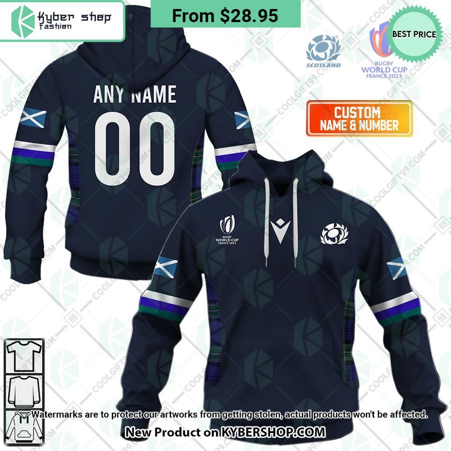 Scottish Rugby Rugby World Cup 2023 CUSTOM Hoodie