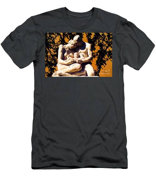 Sculpture Man, Woman And Baby T-Shirt